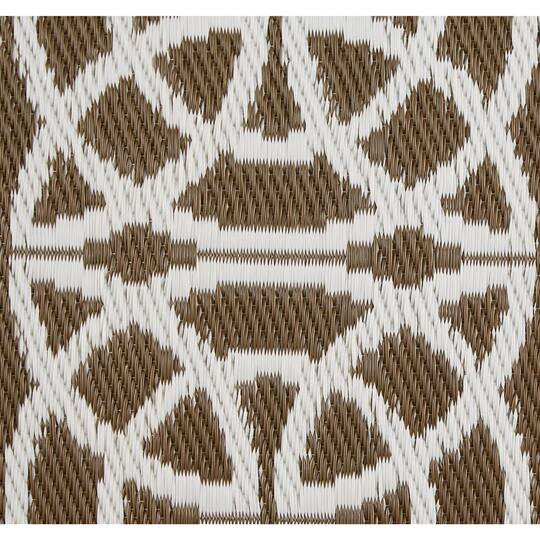 DII® Dark Brown Infinity Circle Outdoor Rug, 4ft. x 6ft.
